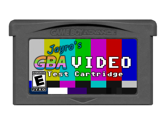 Jayro's GBA™ VIDEO Test Cartridge v1.0 Game Cover