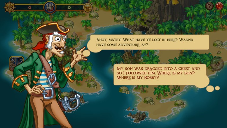 Match Three Pirates! Heir to Davy Jones screenshot