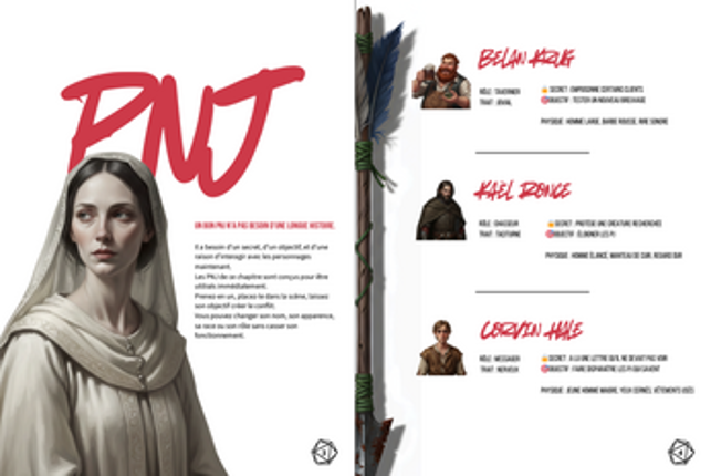 MJ PRESSÉ — PNJ, Lieux & Quêtes pour improviser en 5 minutes screenshot