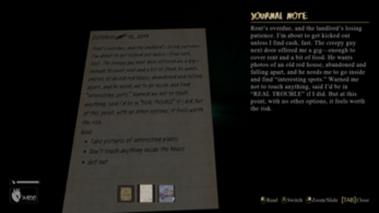 The Red House Prologue screenshot