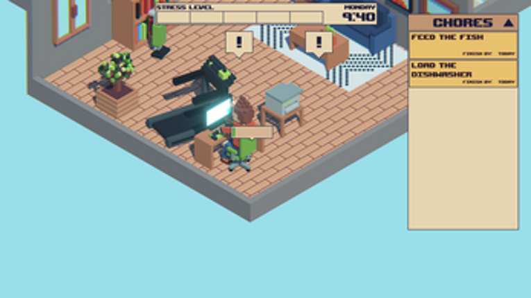 "Working" from home screenshot