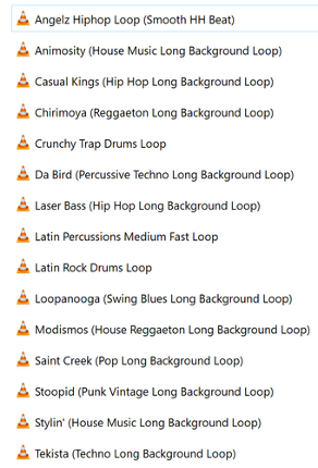 18 music loops - various styles screenshot