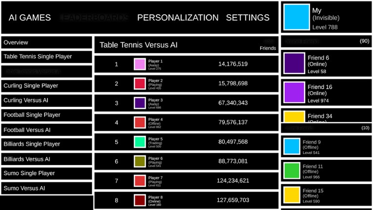 AI Games screenshot