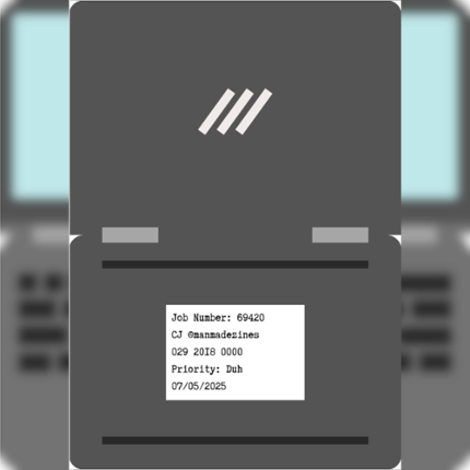 computer broke zine Image