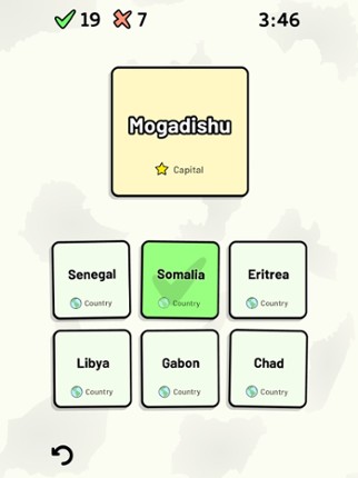 Countries of Africa Quiz screenshot