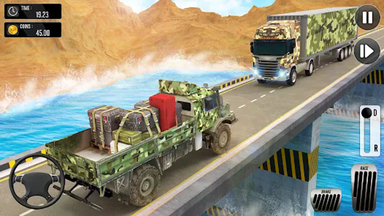 Army Simulator Truck games 3D Image