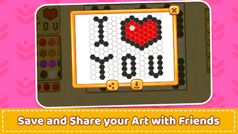 Mosaic Puzzles Art Game Kids screenshot