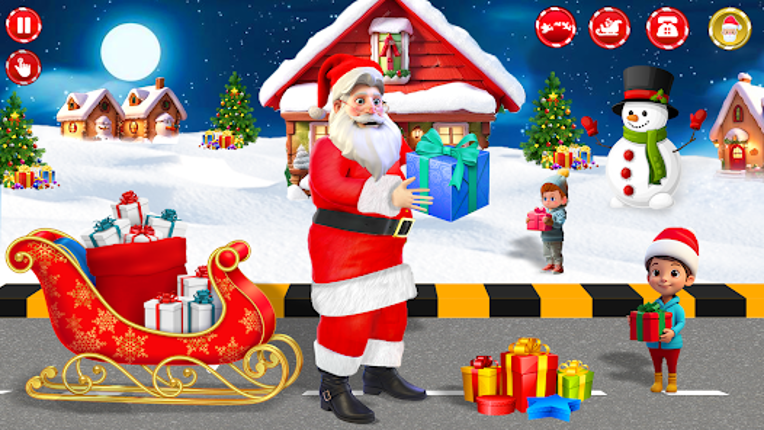 Santa Claus Christmas Games 3D Image