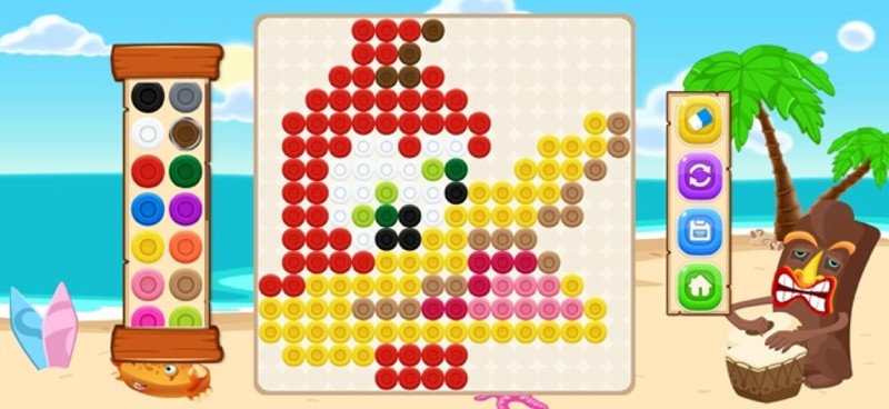 Mosaic Beads Puzzle Image