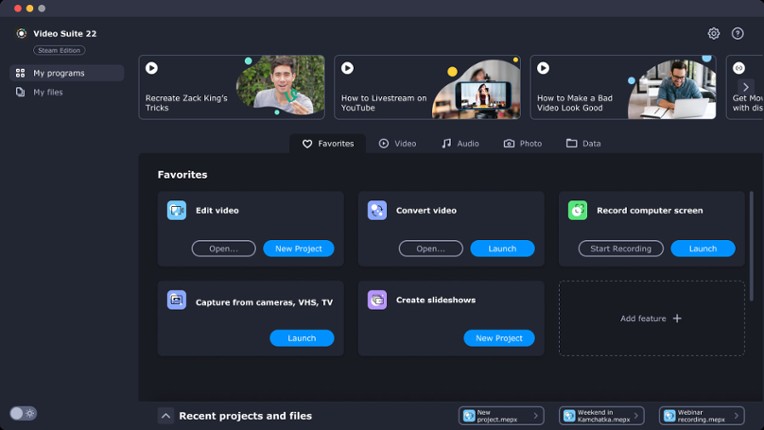 Movavi Video Suite 2022 Steam Edition - Video Making Software: Video Editor Plus, Screen Recorder and Video Converter Premium screenshot