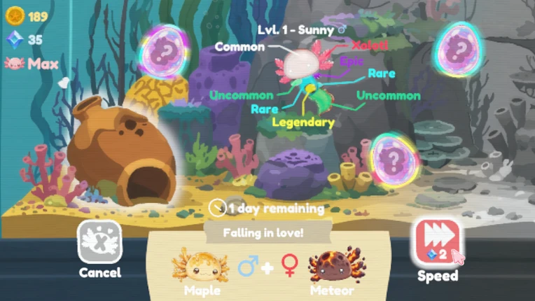 Only Axolotls screenshot