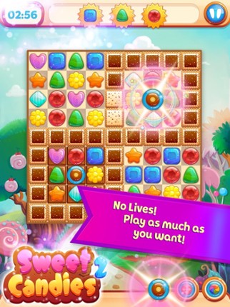 Sweet Candies 2: Match 3 Games screenshot