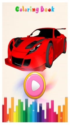 Vehicles Cars Coloring Painting Book Game Image