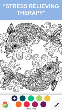 Adult Coloring Book - Free Mandala Color Therapy & screenshot
