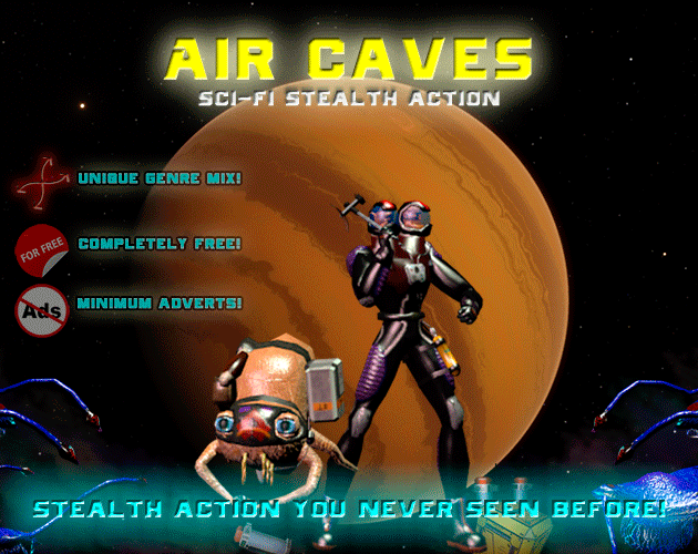 Games like Air Caves - Sci-Fi Stealth Action
