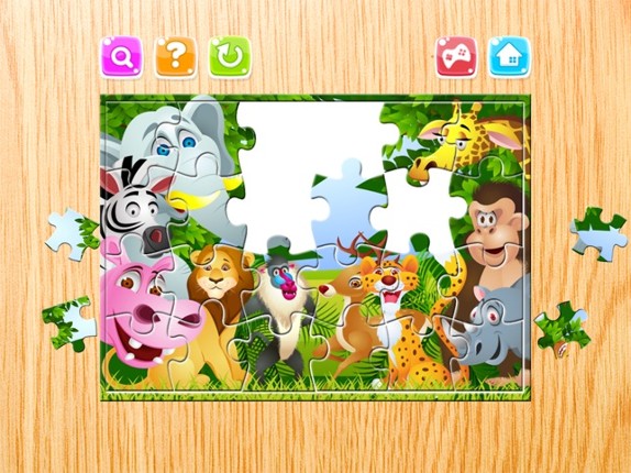 Animals Puzzle Games Free Jigsaw Puzzles for Kids screenshot