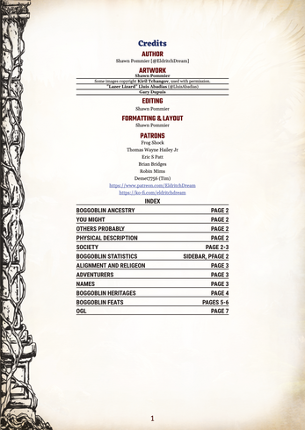 Eldritch Ancestries: Boggoblin [PF2E] screenshot