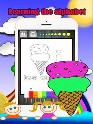 English Alphabet Coloring Book Fun Games For Kids Image