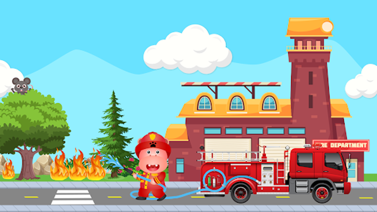 Fireman for Kids - Fire Truck screenshot