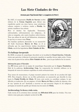 LAS SIETE CIUDADES DE ORO Image