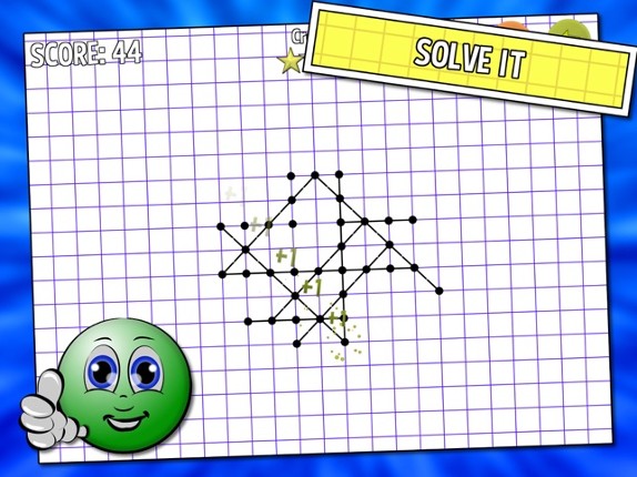 Risti Four Dot Puzzle 2015 - brain training with lines and dots for all age Image