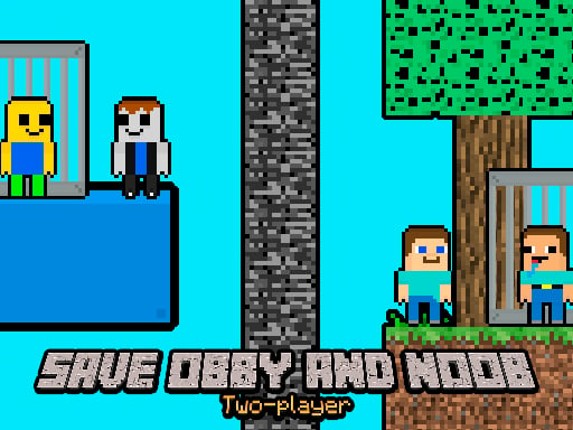 Save Obby and Noob Two players Game Cover