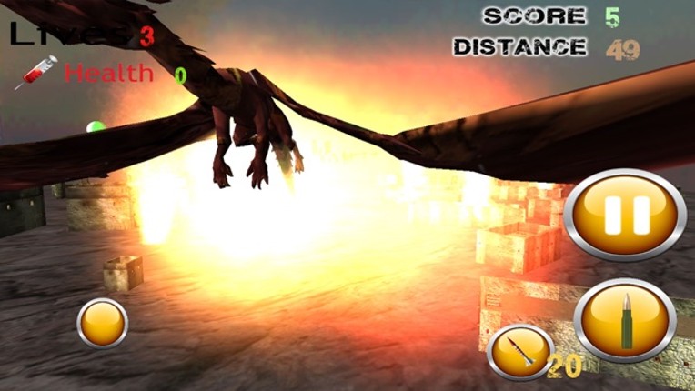 Space Unicorn Dragonfire Attack - Deadly Wyvern Dragons Alicorn Hunt 3D screenshot