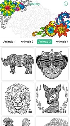Adult Coloring Book - Free Mandala Color Therapy & screenshot