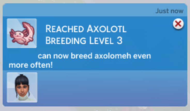 Axolotl Breeding Skill screenshot