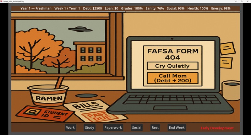College Crisis: The Tuition Survival Game screenshot