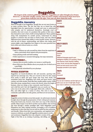 Eldritch Ancestries: Boggoblin [PF2E] screenshot