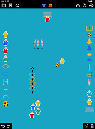 Coach Tactic Board: Handball Image