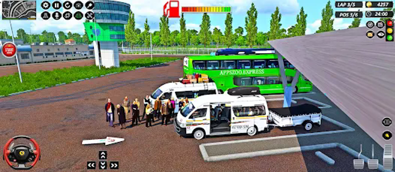 Van Taxi Games Offroad Driving screenshot