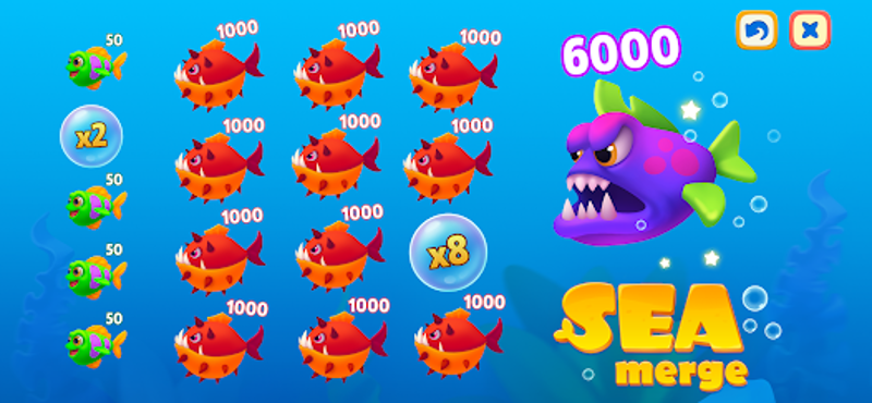 Sea Merge: Fish & Merging Game Image