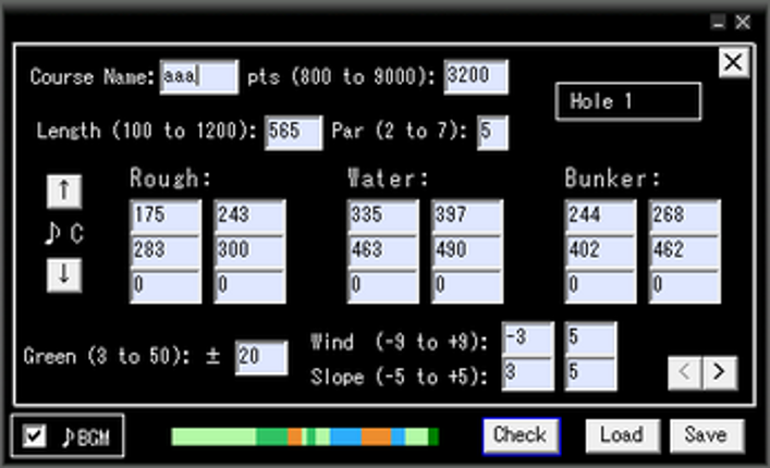 1D GOLF screenshot
