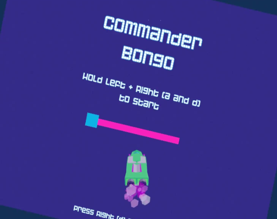 Commander Bongo - a Two Button Game Game Cover