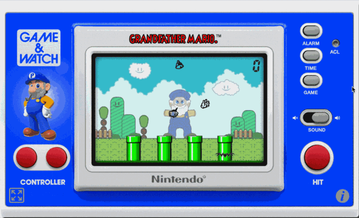 Game & Watch : Grandfather Mario Image