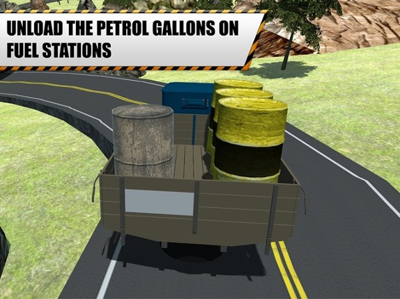 Hill Climbing Petrol Truck – Drive cargo lorry in this driving simulator game screenshot