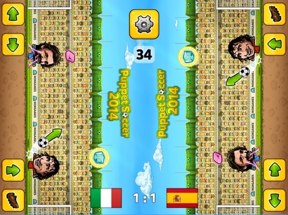 Puppet Soccer 2014 - Football championship in big head Marionette World Image