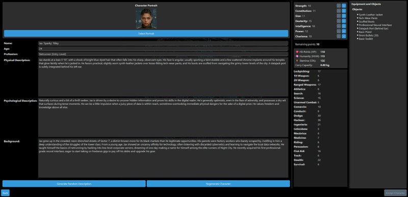 RolemIAster screenshot