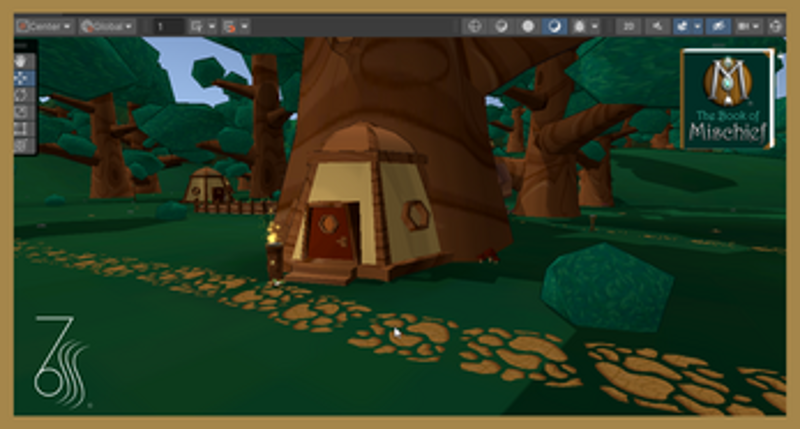 The Book of Mischief: Chapter I, "The Looking Glass" Image