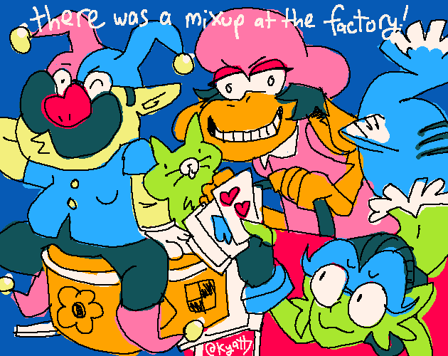 Games like THERE WAS A MIXUP AT THE FACTORY!