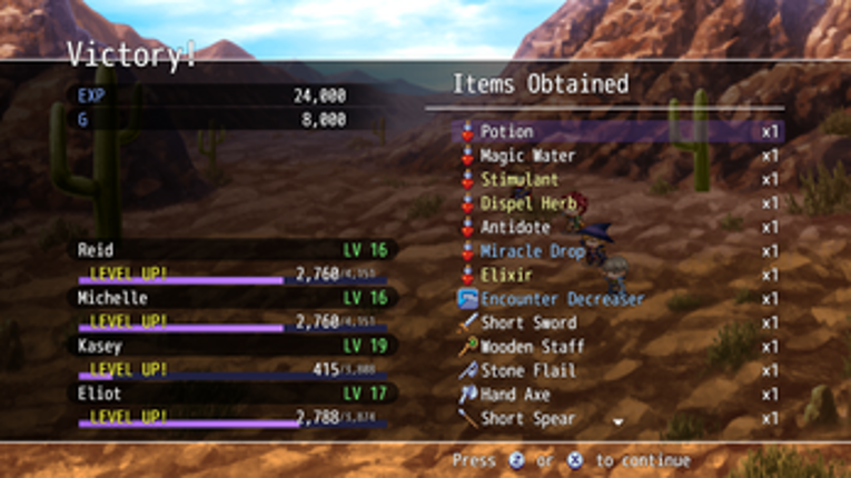 Victory Aftermath plugin for RPG Maker MZ Image