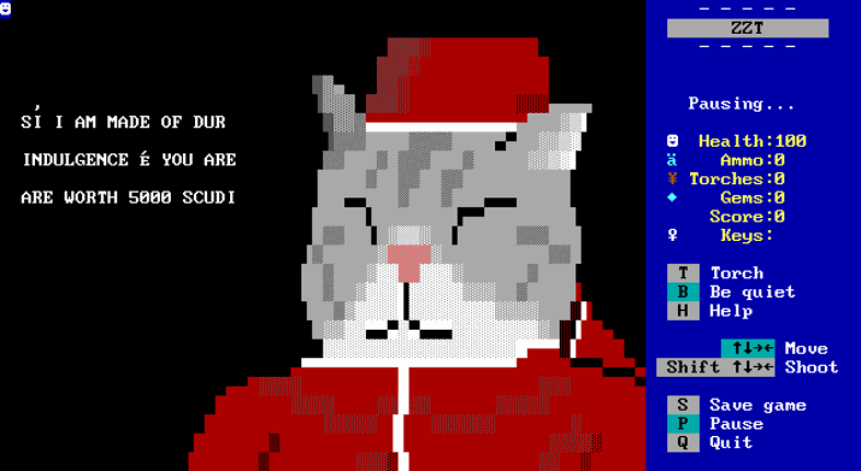 A Cat-Pope Calendar Image