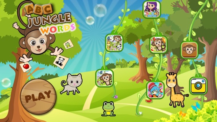 ABC Jungle Words for preschoolers, babies, kids, learn English Image
