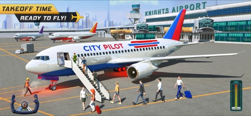 Airplane Pilot Flight: 3D Game screenshot