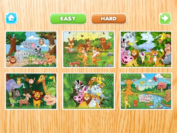 Animals Puzzle Games Free Jigsaw Puzzles for Kids screenshot