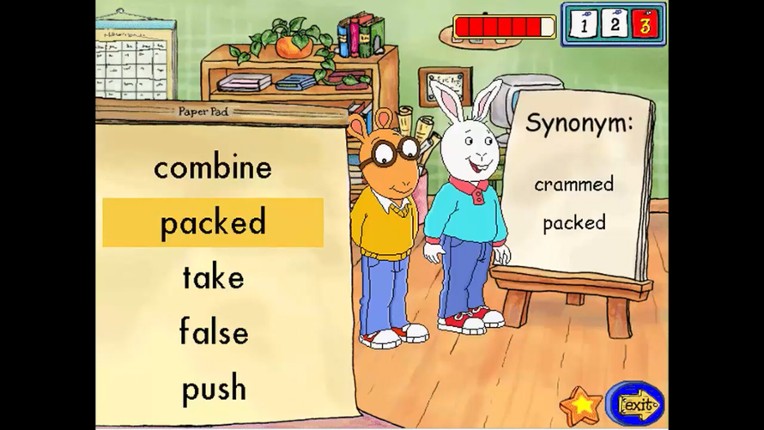 Arthur's 2nd Grade screenshot