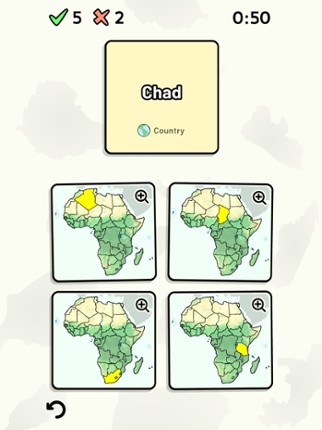 Countries of Africa Quiz screenshot