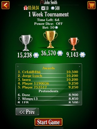 Farkle Craps: Dice Game Online Image